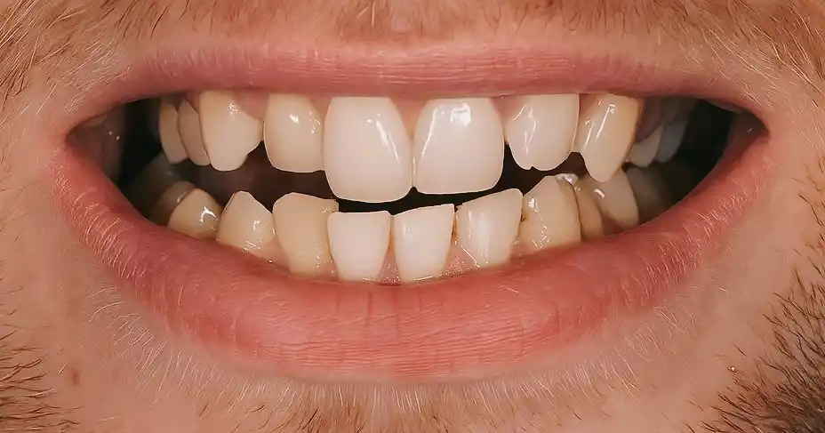 Before teeth alignment case 1